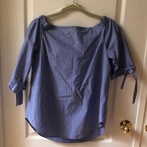 Aritzia Babaton Malik off the shoulder blouse